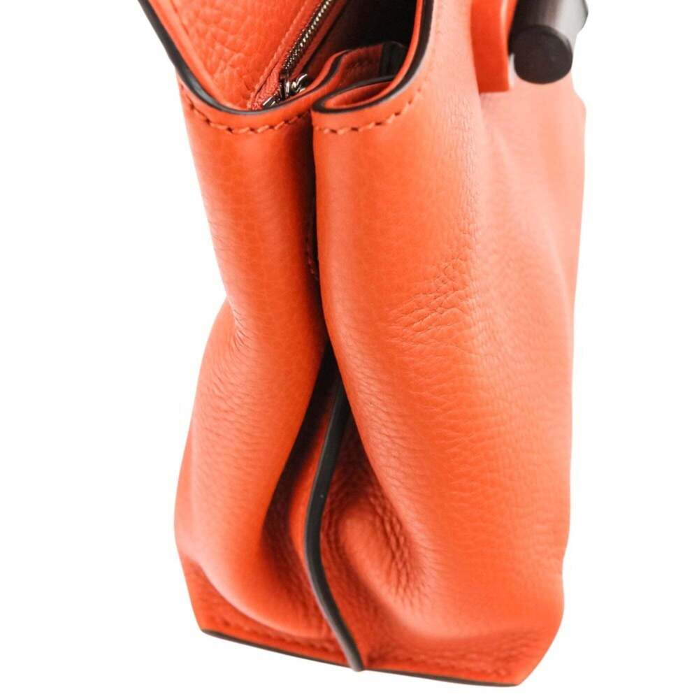 GUCCI Orange Bamboo Shoulder Bag - Picture 9 of 14